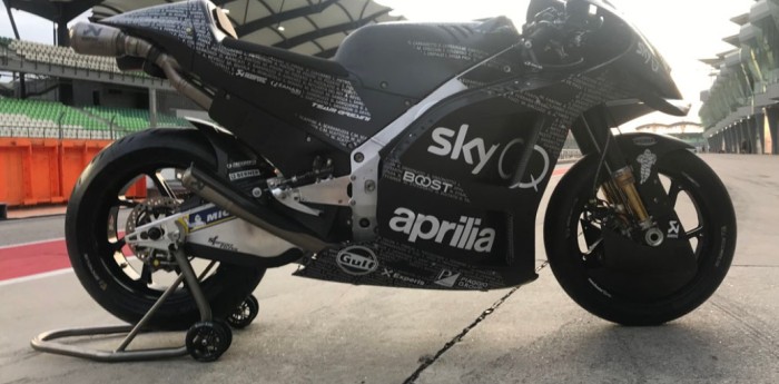 Aprilia mostró su diseño para el 2020 de MotoGP