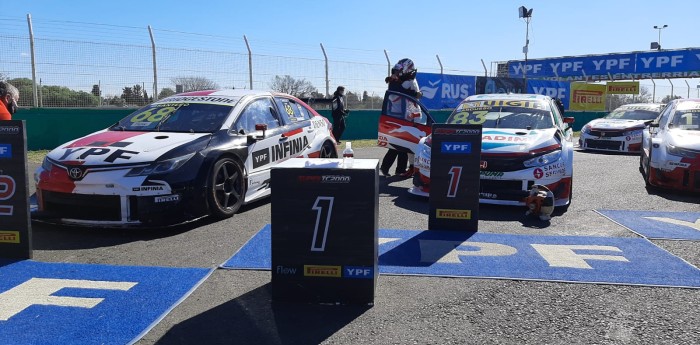 Los protagonistas del podio del Súper TC2000 en Paraná