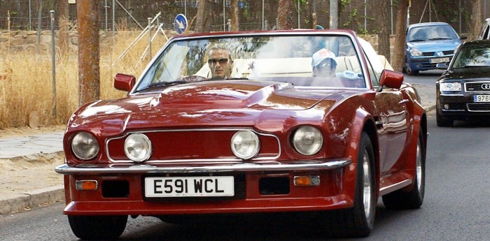 El Aston Martin V8 Volante de David Beckham 