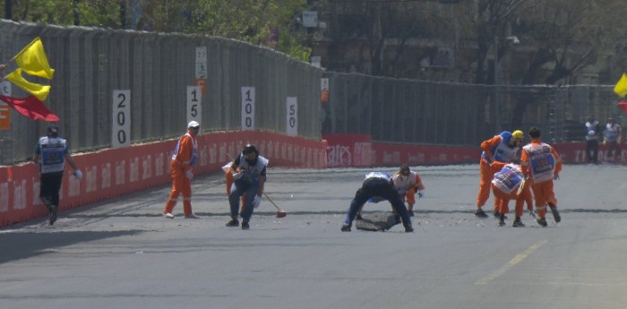 Una alcantarilla paró la actividad de la Fórmula 1