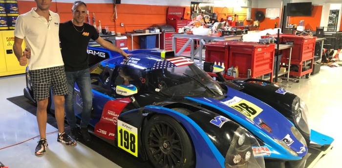 Baltazar Leguizamón se subió a un LMP3 en Homstead