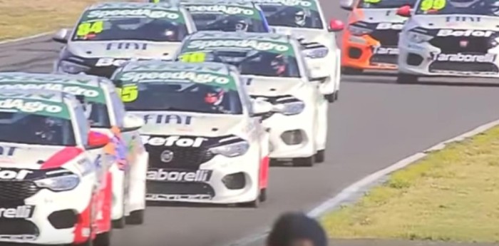 Belli, Suárez Salvia y Manta en la pelea de la Fiat Competizione 