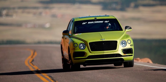 Bentley también tuvo su récord en Pikes Peak