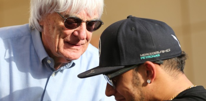 Ecclestone a Hamilton: "No pienses en cuál es tu color de piel, piensa en el color de tu mente"