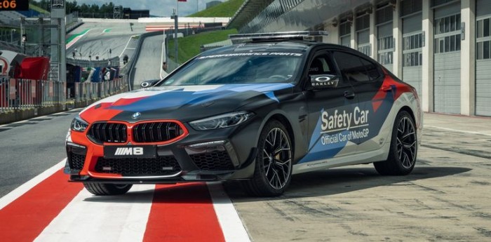 El BMW M8 fue presentado como auto de seguridad de motoGP 