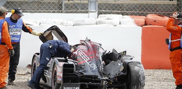 Bruno Senna se accidentó y sufrió la fractura del tobillo