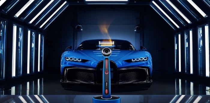 Máquina de afeitar inspirada en una Bugatti