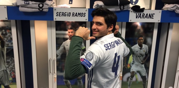 Sainz comparó su manejo con dos futbolistas del Madrid