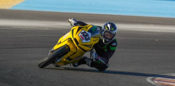 Agustín Zalazar por primera vez en el Superbike Argentino