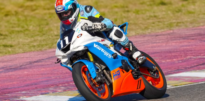 Marcelo Varbaro: "La moto funcionó muy bien"