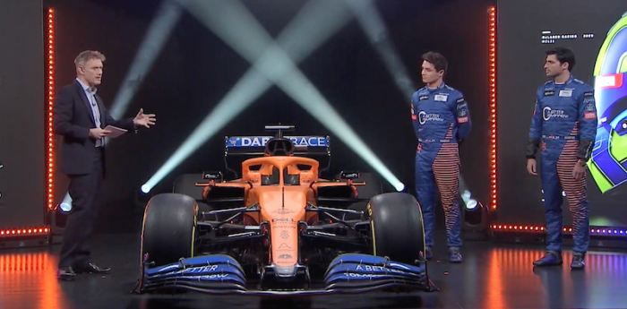 McLaren presentó el MCL35 que conducirán Lando Norris y Carlos Sainz