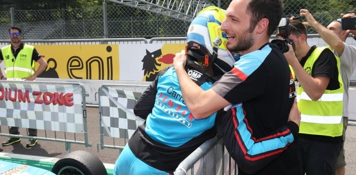 Argentina en el podio de Monza de la mano de Carrara