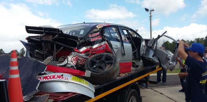 Carburando desde el lugar del accidente