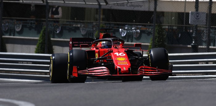 Leclerc sorprendió y probó una Ferrari