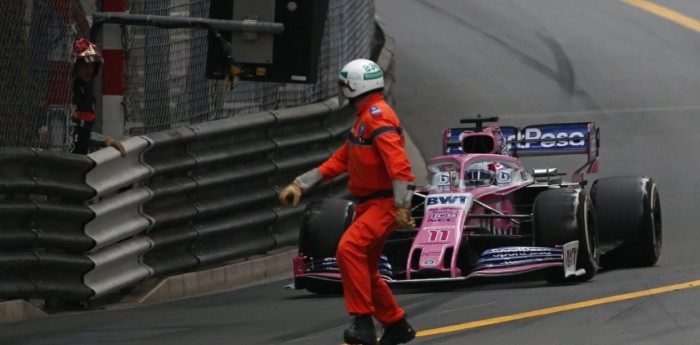 La salvada de Checo Pérez desde otro ángulo