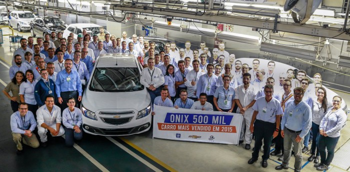 Chevrolet Onix: 500.000 unidades producidas en Brasil