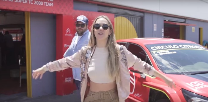 Barassi y Julieta Nair Calvo, con Citroën en los 200 Km