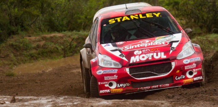 Rodrigo Zaballos presentó el Peugeot 208 MR en Punta del Este