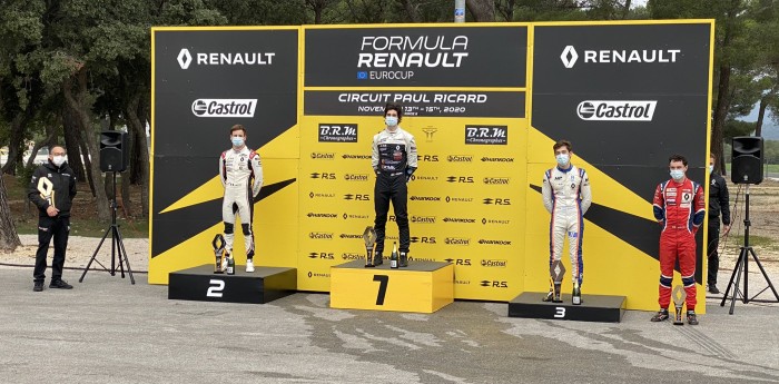 Colapinto cerró el año de la Fórmula Renault Eurocup arriba del podio