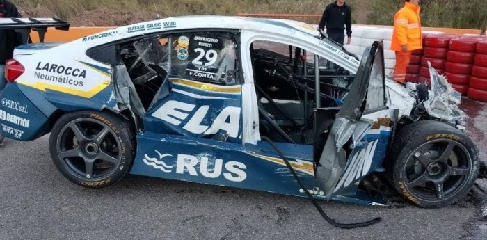 El accidente de Conta bajo la mirada de Franco Vivian