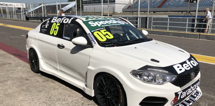 El podio del domingo para la Fiat Competizione en San Juan