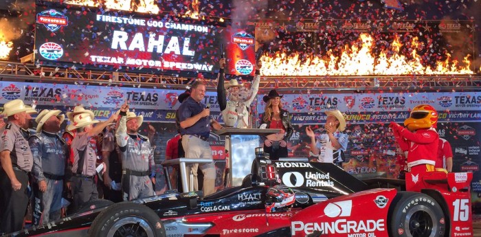 Graham Rahal se impuso en Texas