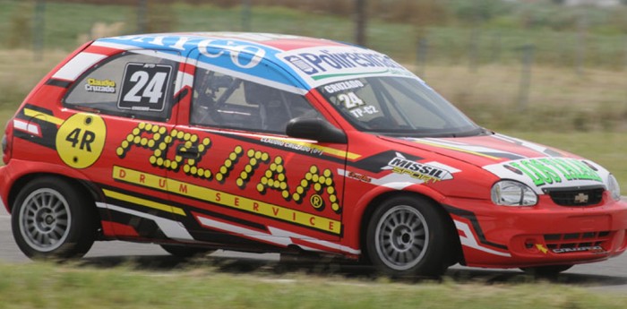 Claudio Cruzado quedó conforme con el debut del Corsa