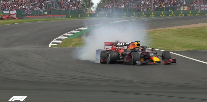 El dramático momento del choque de Vettel a Verstappen