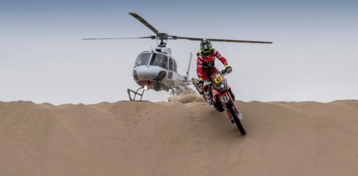 Los helicópteros, movilidad fundamental para el Dakar