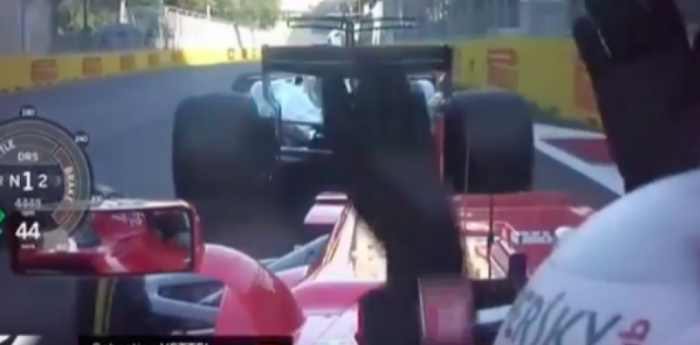La polémica Vettel-Hamilton en Bakú 2017