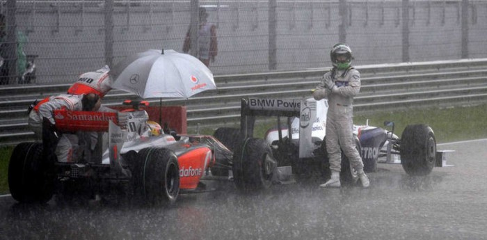 El GP de Malasia 2009: suspensión por lluvia y el helado de Kimi Raikkonen