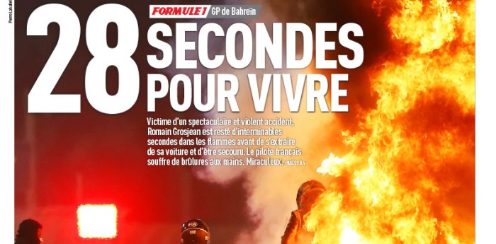 “28 segundos para vivir” la impactante tapa del diario L’Equipe