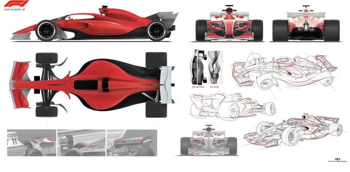 Los 3 diseños posibles para la F1 2021