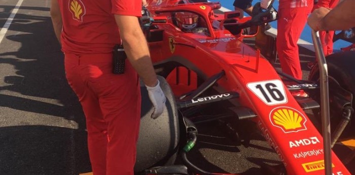 Leclerc fue más rápido que Vettel en unos test