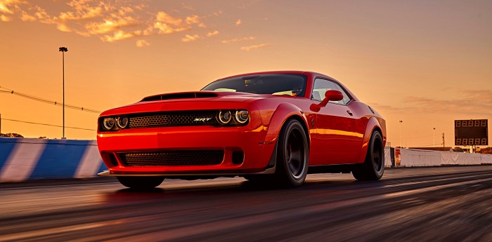 El emblemático Dodge Challenger, en el Gálvez