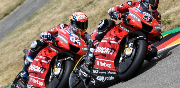 Dovizioso se quedó con el viernes de Moto GP