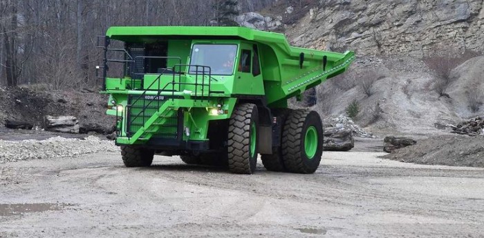 Elektro Dumper, el vehículo gigante con propulsión eléctrica