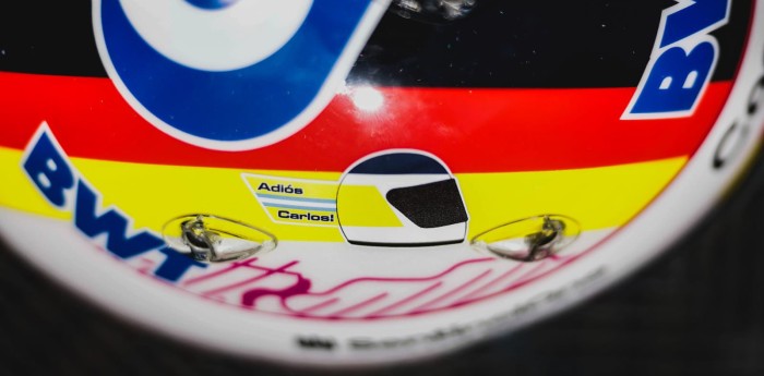 Vettel homenajea a Reutemann en su casco
