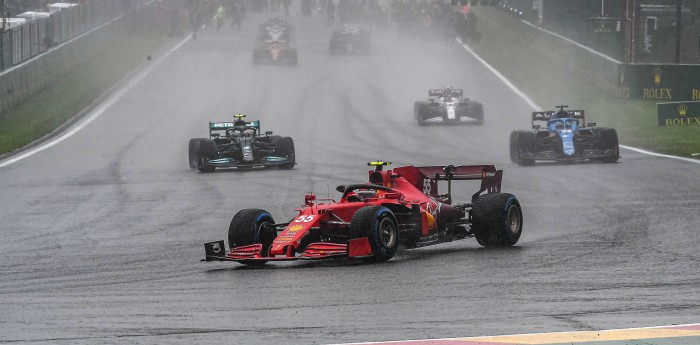 Bandera roja y demorado el GP de Bélgica