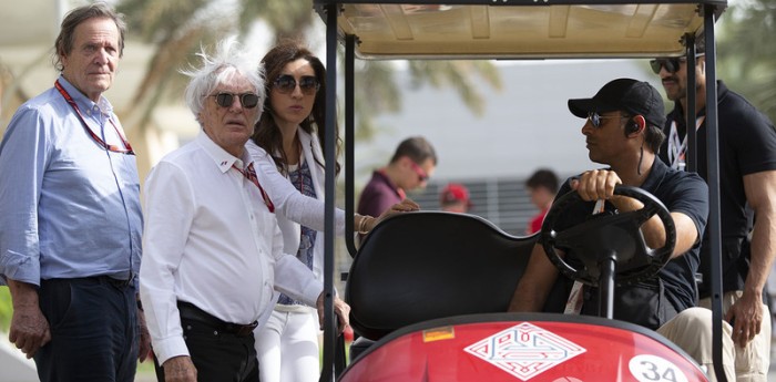Ecclestone, de incógnito en Bahrein