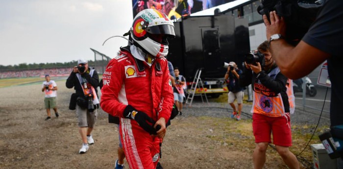El error de Vettel habría sido por la presión de Hamilton