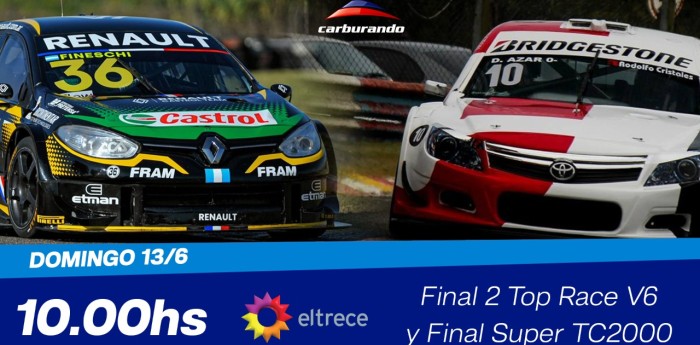 Súper TC2000 y Top Race, en la pantalla de El Trece