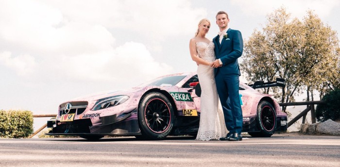 Un DTM como auto de bodas