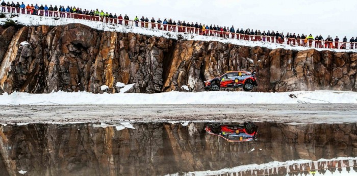 El Rally "blanco" de Suecia en fotos