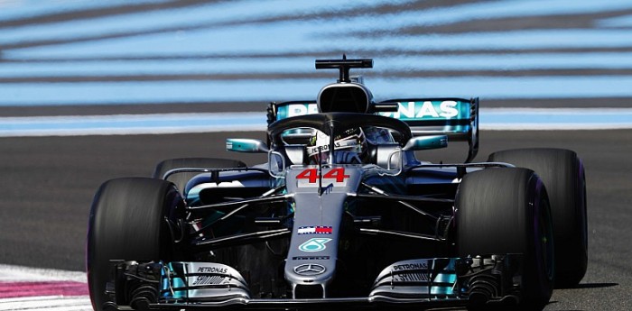 Hamilton dominó el viernes en Paul Ricard