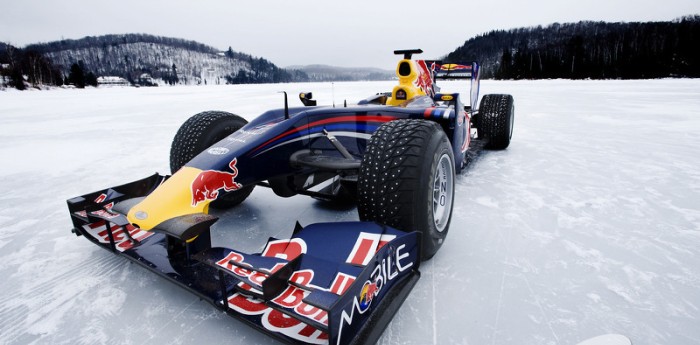 Max Verstappen en la nieve