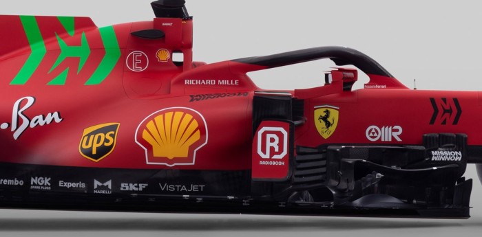 El sponsor de Ferrari explica las razones del logo verde