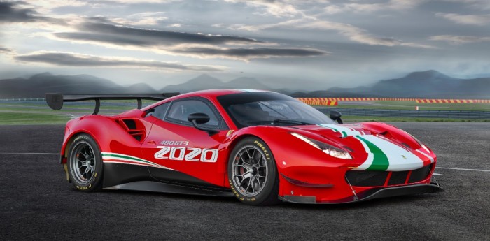 Ferrari presentó la 488 GT3 Evo 2020