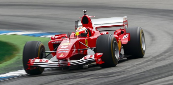 Mick Schumacher manejó la Ferrari F2004 de su padre en Alemania