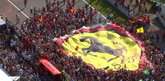 Leclerc ganó en la casa de Ferrari y festejó con los tifosi